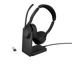 Гарнитура беспроводная Jabra Evolve2 55 Link380a MS Stereo Stand