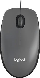 Мышь проводная Logitech M90 тёмно-серый