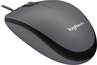 Мышь проводная Logitech M90 тёмно-серый