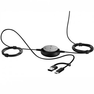 Гарнитура проводная Jabra Evolve 20 SE MS Stereo USB-C + адаптер USB-A