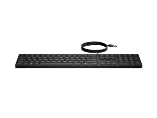 Клавиатура проводная HP 320K USB Black
