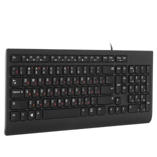 Клавиатура проводная Lenovo 300 USB Black