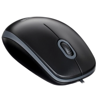 Мышь проводная Logitech B100 Black