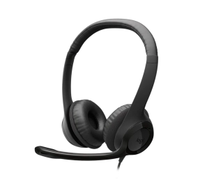Гарнитура проводная Logitech Headset H390 USB Black