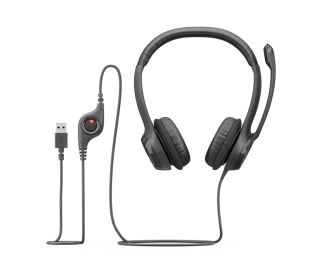 Гарнитура проводная Logitech Headset H390 USB Black