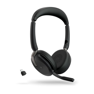 Гарнитура беспроводная Jabra Evolve2 65 Flex Link380c MS Stereo Black