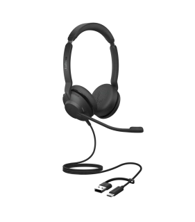 Гарнитура проводная Jabra Evolve2 30 SE UC Stereo USB-C + адаптер USB-A