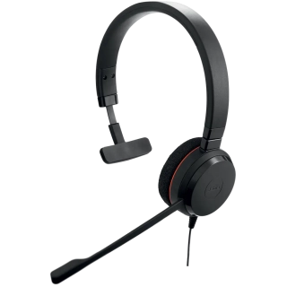 Гарнитура проводная Jabra Evolve 20 UC Mono USB-C + адаптер USB-A