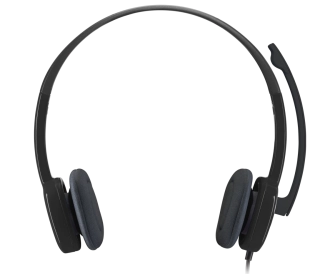 Гарнитура проводная Logitech Headset H151 Black