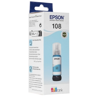 Чернила Epson 108 Light Cyan