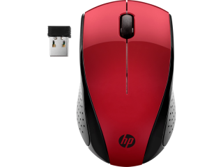 Мышь беспроводная HP 220 Red