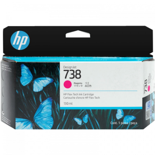Картридж HP 738 Magenta 130 ml