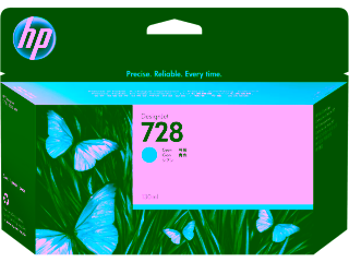 Картридж HP 728 Cyan 130 ml