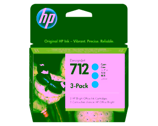 Картридж HP 712 Cyan 3x29 ml