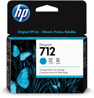 Картридж HP 712 Cyan 29 ml