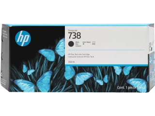 Картридж HP 738 Black 300 ml