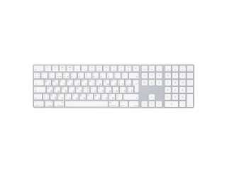 Клавиатура беспроводная Apple Magic Keyboard with Numeric Keypad Silver