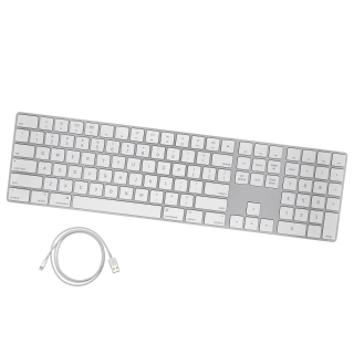 Клавиатура беспроводная Apple Magic Keyboard with Numeric Keypad Silver