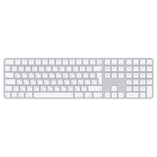 Клавиатура беспроводная Apple Magic Keyboard with Touch ID and Numeric Keypad White