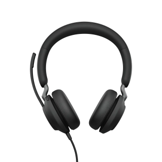 Гарнитура проводная Jabra Evolve2 40 SE UC Stereo USB-C + адаптер USB-A