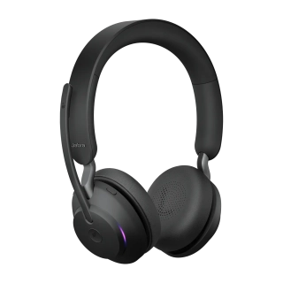 Гарнитура беспроводная Jabra Evolve2 65 Link380c MS Stereo Stand Black