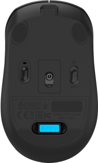 Мышь беспроводная A4Tech Fstyler FG16CS Air 2 Black