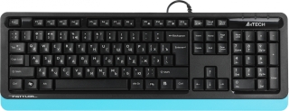 Клавиатура проводная A4Tech Fstyler FK10 USB Blue