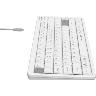 Клавиатура беспроводная A4Tech Fstyler FBX53C White