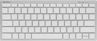 Клавиатура проводная A4Tech Fstyler FX61 USB White/Ice Blue Backlit