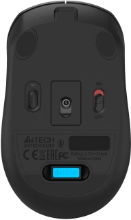 Мышь беспроводная A4Tech Fstyler FB26CS Air 2 Smoky Grey