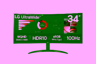 Монитор 34" LG 34WR50QK-B