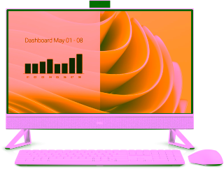 Моноблок 27" Dell All-in-One EC27250 FHD/Core i5-1334U/16GB/512GB SSD/Win11Pro