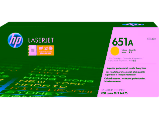 Картридж HP 651A Yellow