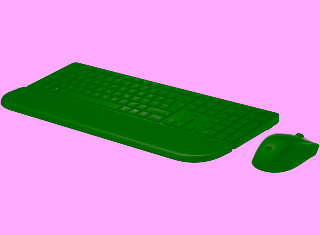 Беспроводной комплект клавиатура + мышь HP Multi-Device Dual-Mode Combo with Palm Rest 585C