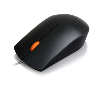 Мышь проводная Lenovo 300 USB Black