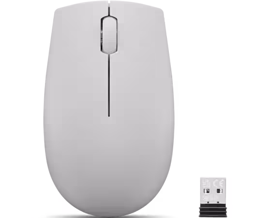 Мышь беспроводная Lenovo 300 Compact Arctic Grey